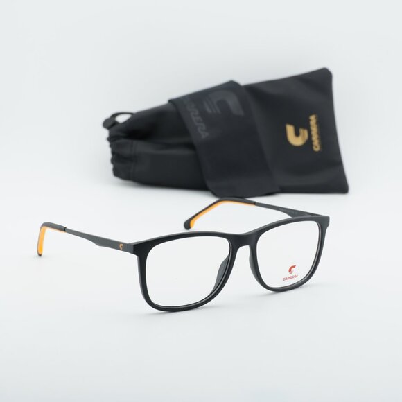 Carrera Junior CARRERA2045T 08LZ 00 Square Eyeglasses 52mm - Black/Orange